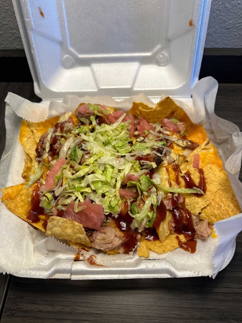 Loaded Smokin Love nachos
